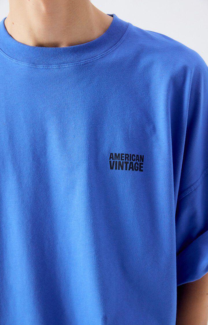 American Vintage Gixy Longsleeve Oversized Olymp Langarm-Shirt Herren Blau